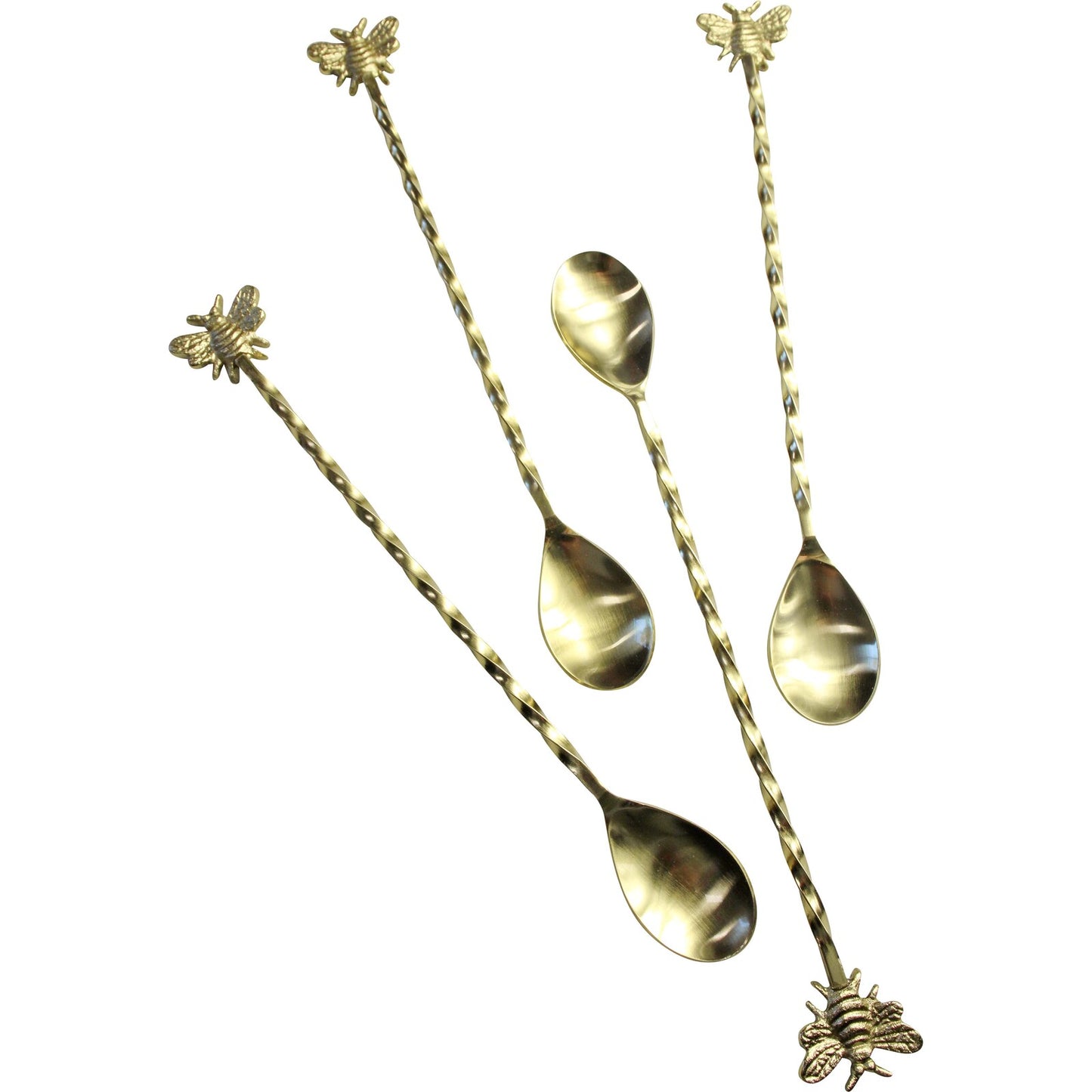 Brass Cocktail Stirrers | Bee from Lavida Home available at The Honey Emporium