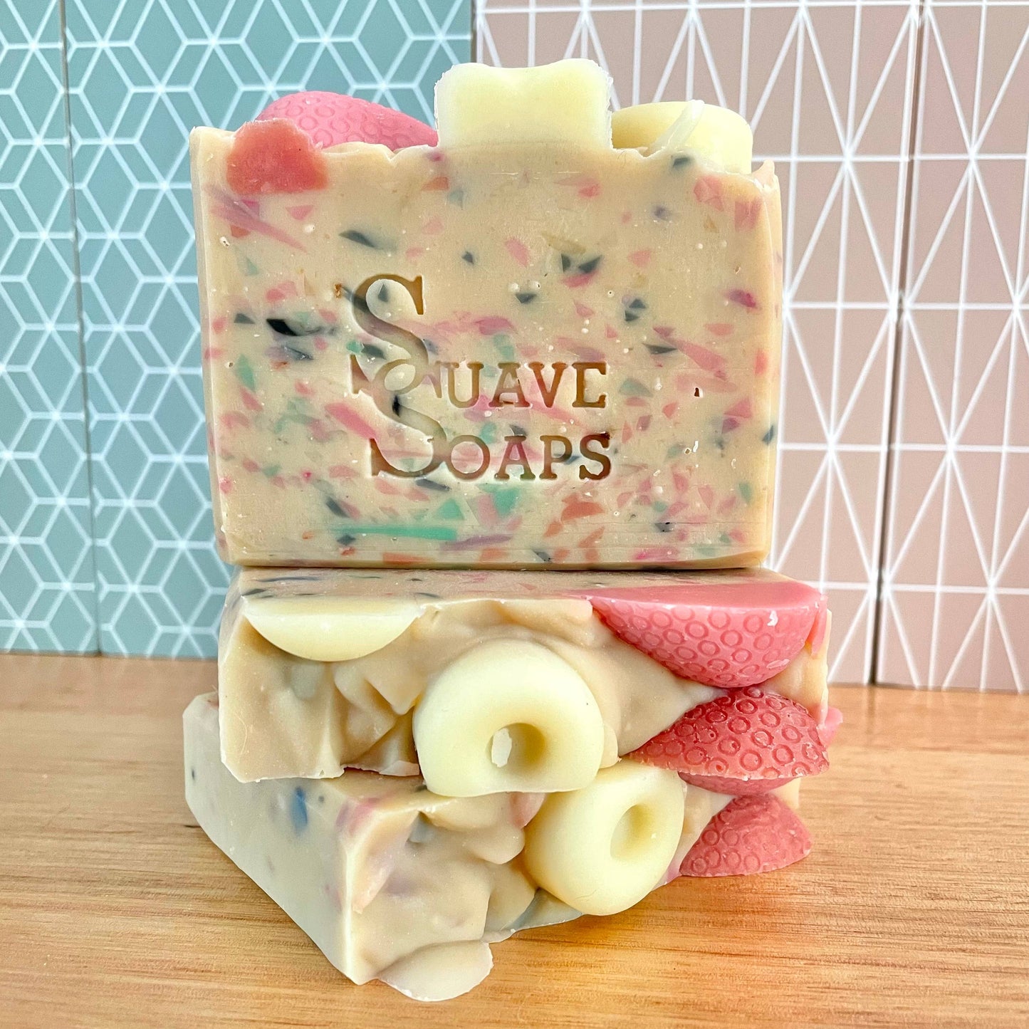 Handmade Juicy Papaya Mango Goat Milk Soap