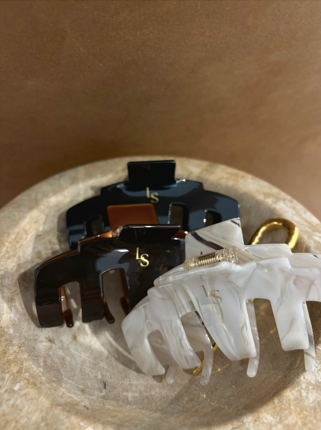 L&S Logo Hair Claw Clips (3col)