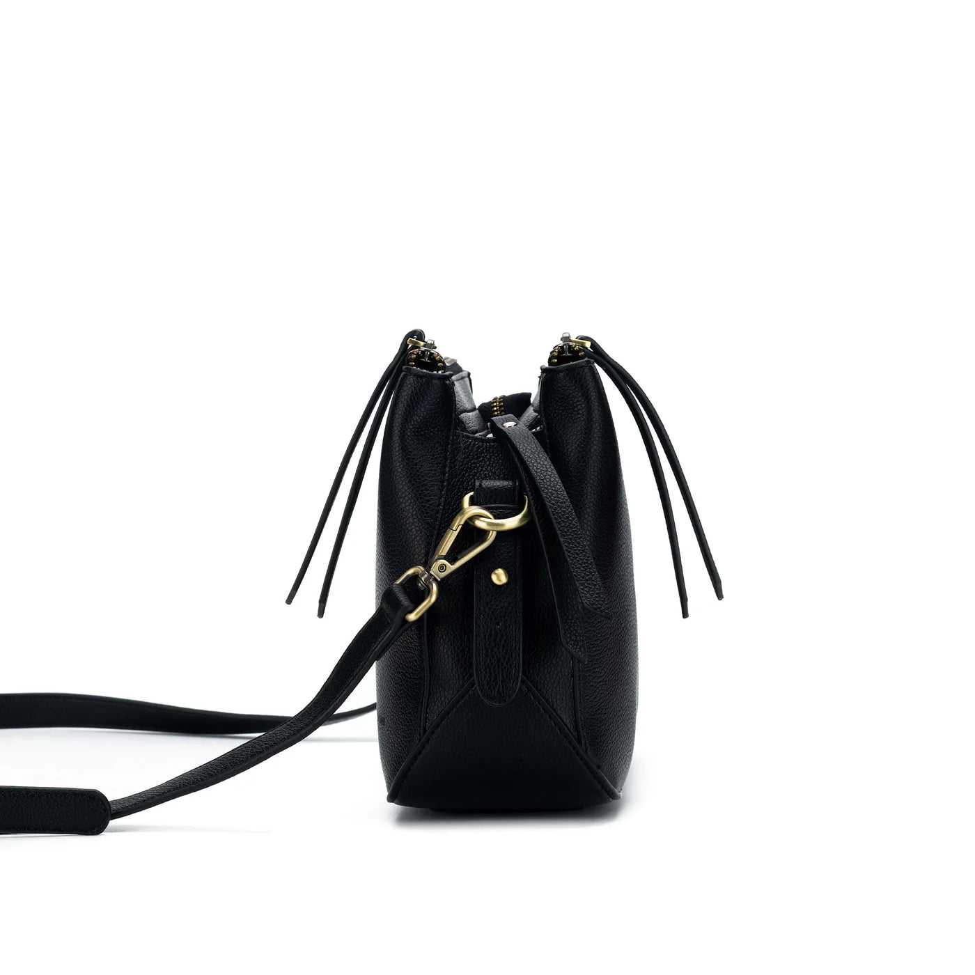 Black Caviar Cross Body Bag | Daniella available at The Honey Emporium