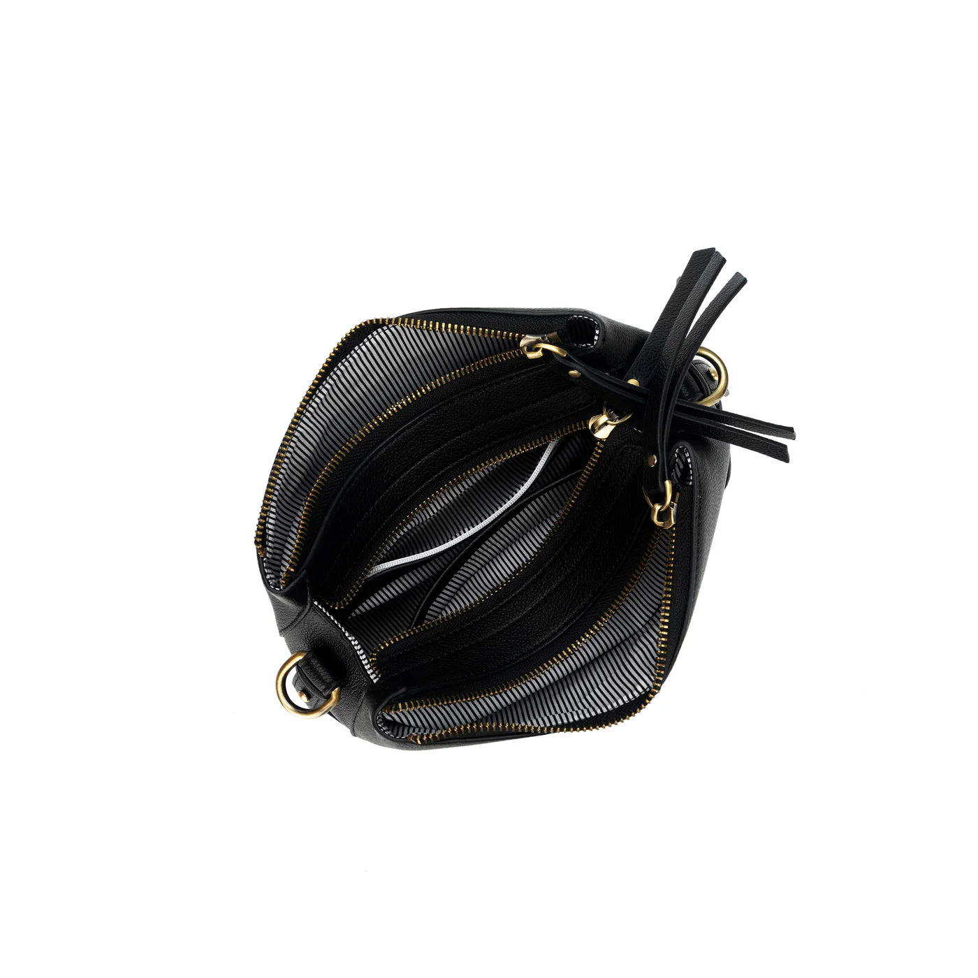 Black Caviar Cross Body Bag | Daniella available at The Honey Emporium