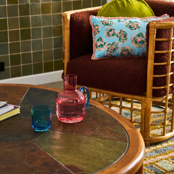 Kip & Co Blue Robin Carafe & Glass