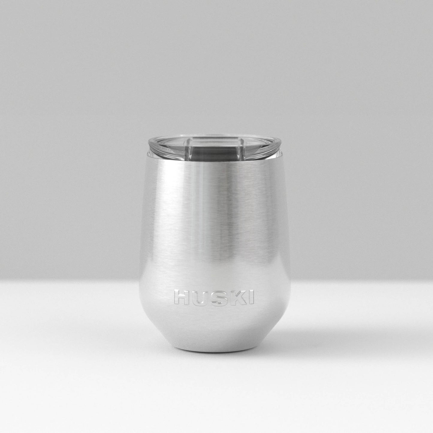 Huski Wine Tumbler 2.0 | Brushed Stainless available at The Honey Emporium