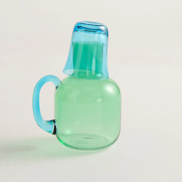 Kip & Co Pistachio Crush Carafe & Glass Set available at The Honey Emporium
