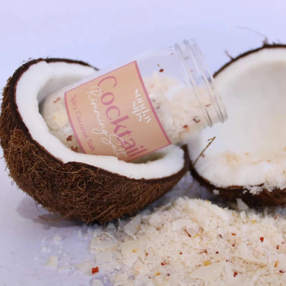 Sunday Sips | Spicy Coconut Rimming Salt available at The Honey Emporium