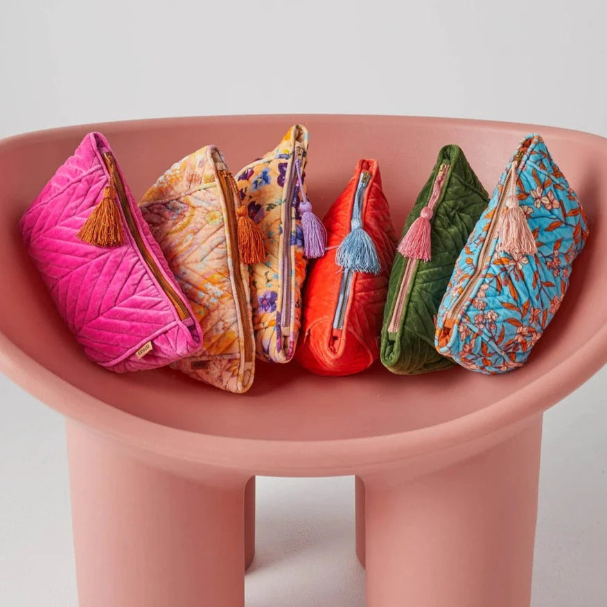 Kip&Co Toiletry Bag | Sweet Talker Velvet available at The Honey Emporium