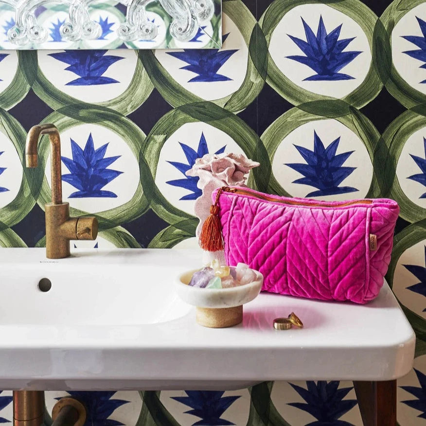 Kip&Co Toiletry Bag | Sweet Talker Velvet available at The Honey Emporium