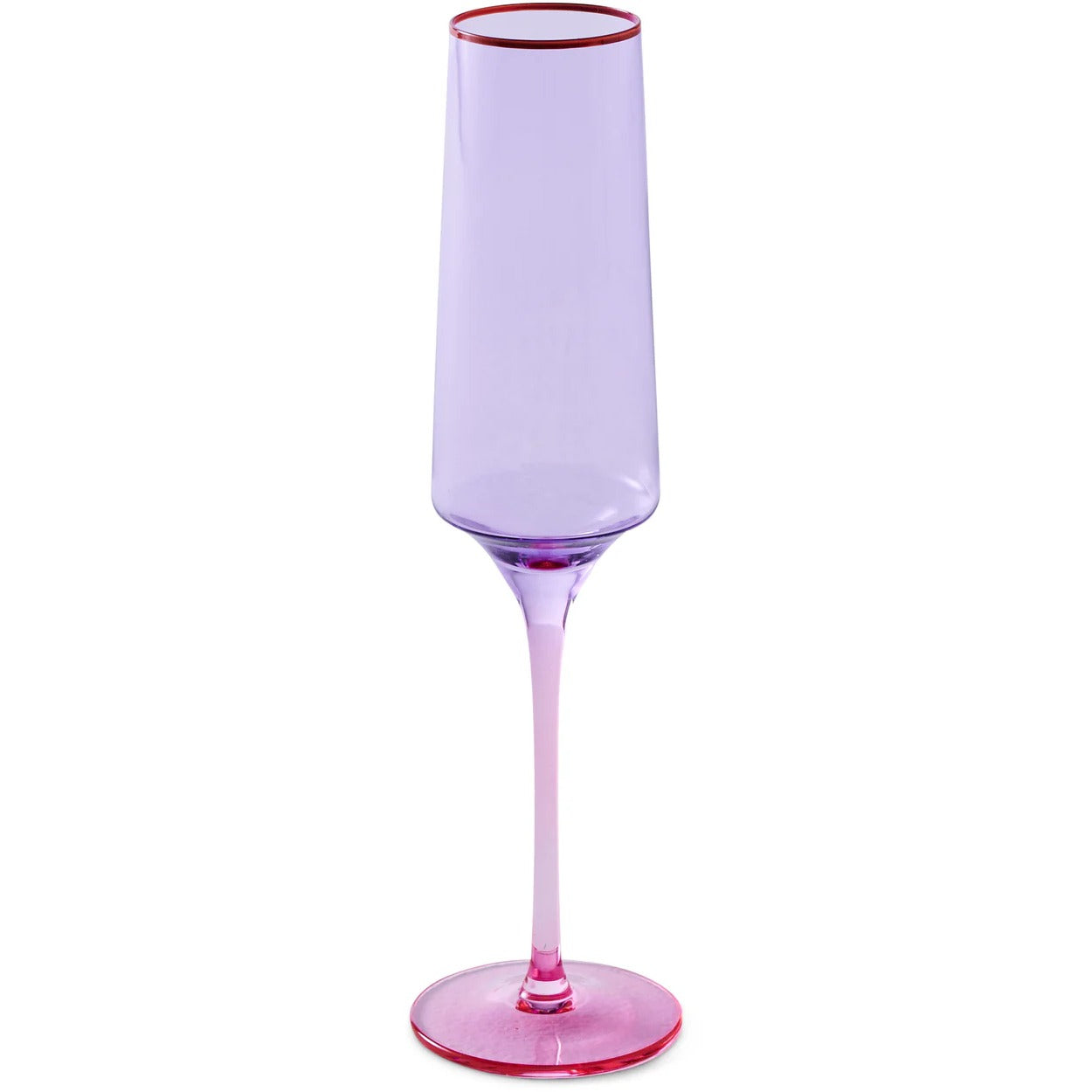 Kip&Co Lilac Colour Block Champagne Glasses available at The Honey Emporium