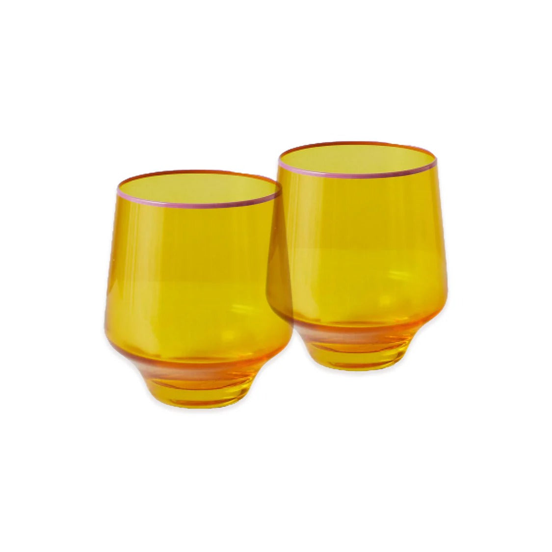 Kip&Co Tumble Glass 2 Piece Set | Tropical Punch available at The Honey Emporium