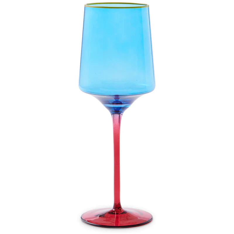 Kip&Co Vino Glass 2 Piece Set | Sapphire Delight available at The Honey Emporium
