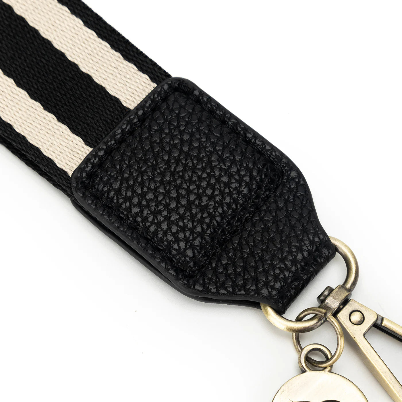 Black Caviar Bee Wrist Strap | Navy & White available at The Honey Emporium