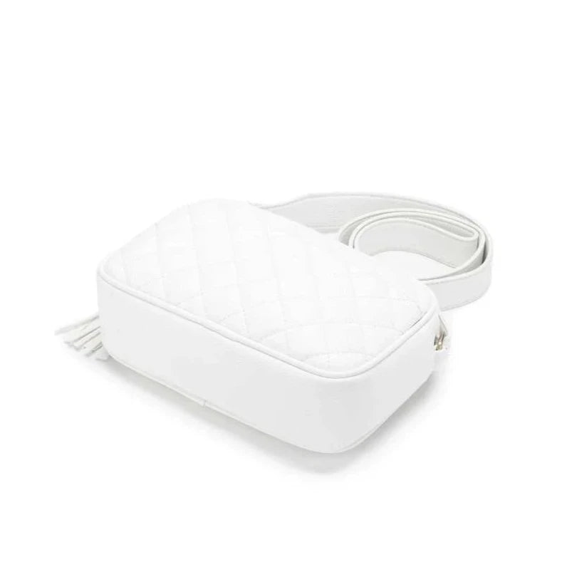 Black Caviar Mattea Crossbody in White available at The Honey Emporium