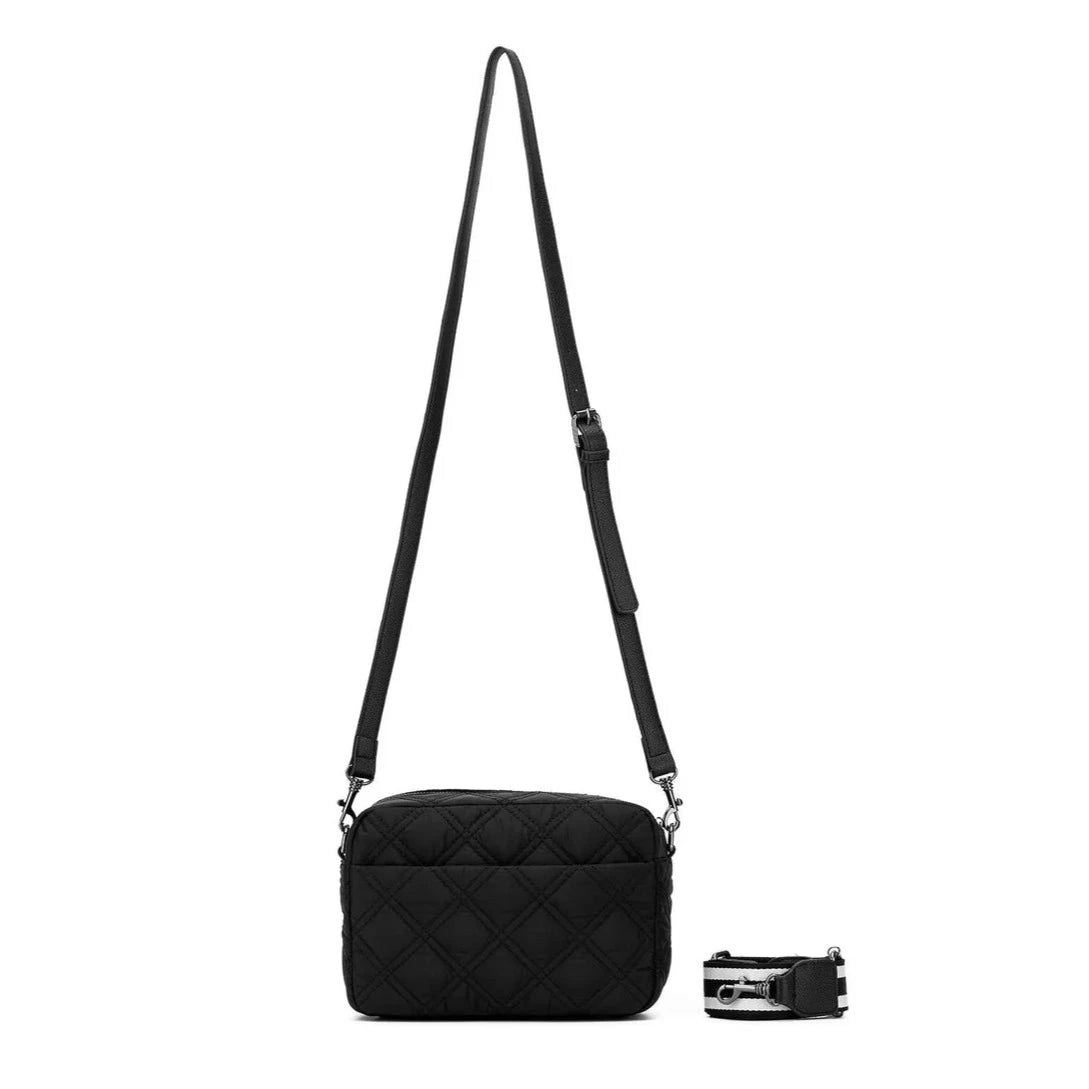 Black Caviar's Melrose Crossbody Bag in Black available at The Honey Emporium