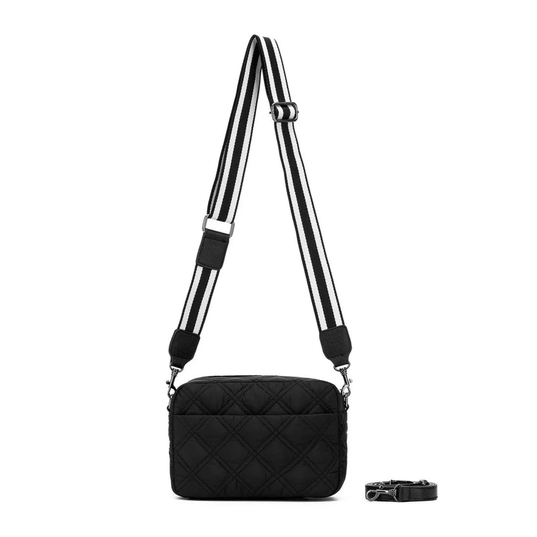 Black Caviar's Melrose Crossbody Bag in Black available at The Honey Emporium