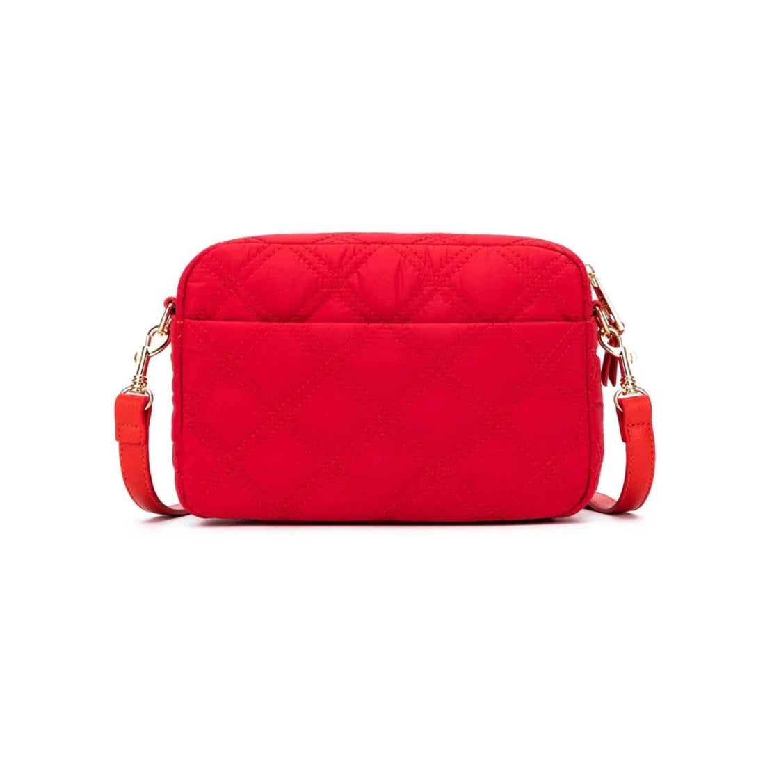 Black Caviar Melrose Quilted Crossbody Bag | Red available at The Honey Emporium