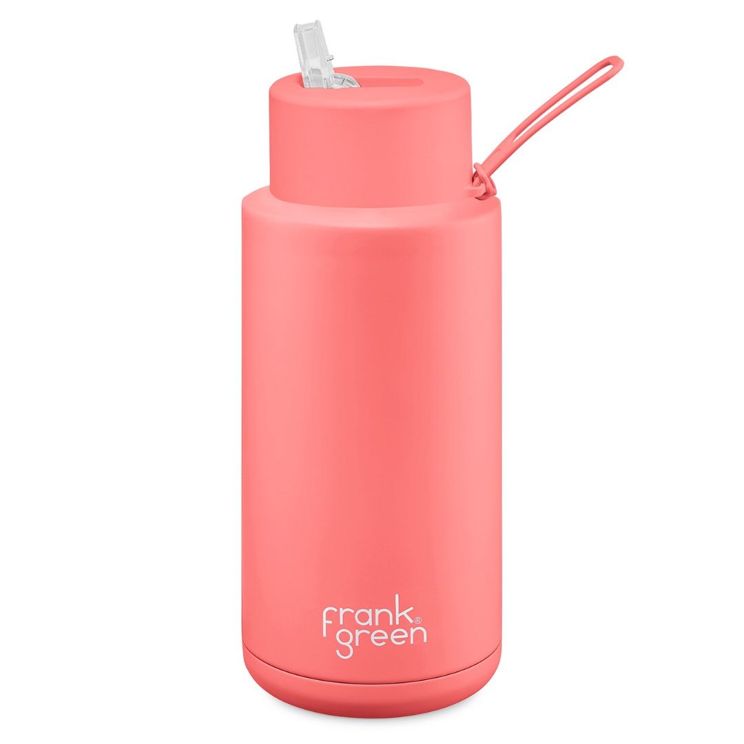 Frank Green Drink Bottle 1L | Sweet Peach