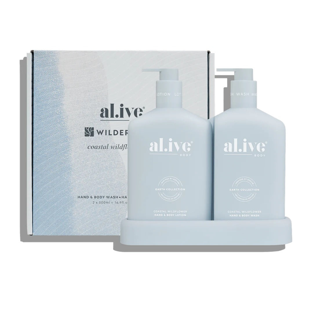 al.ive body Hand & Body Wash & Lotion Duo Coastal Wildflower | The Honey Emporium