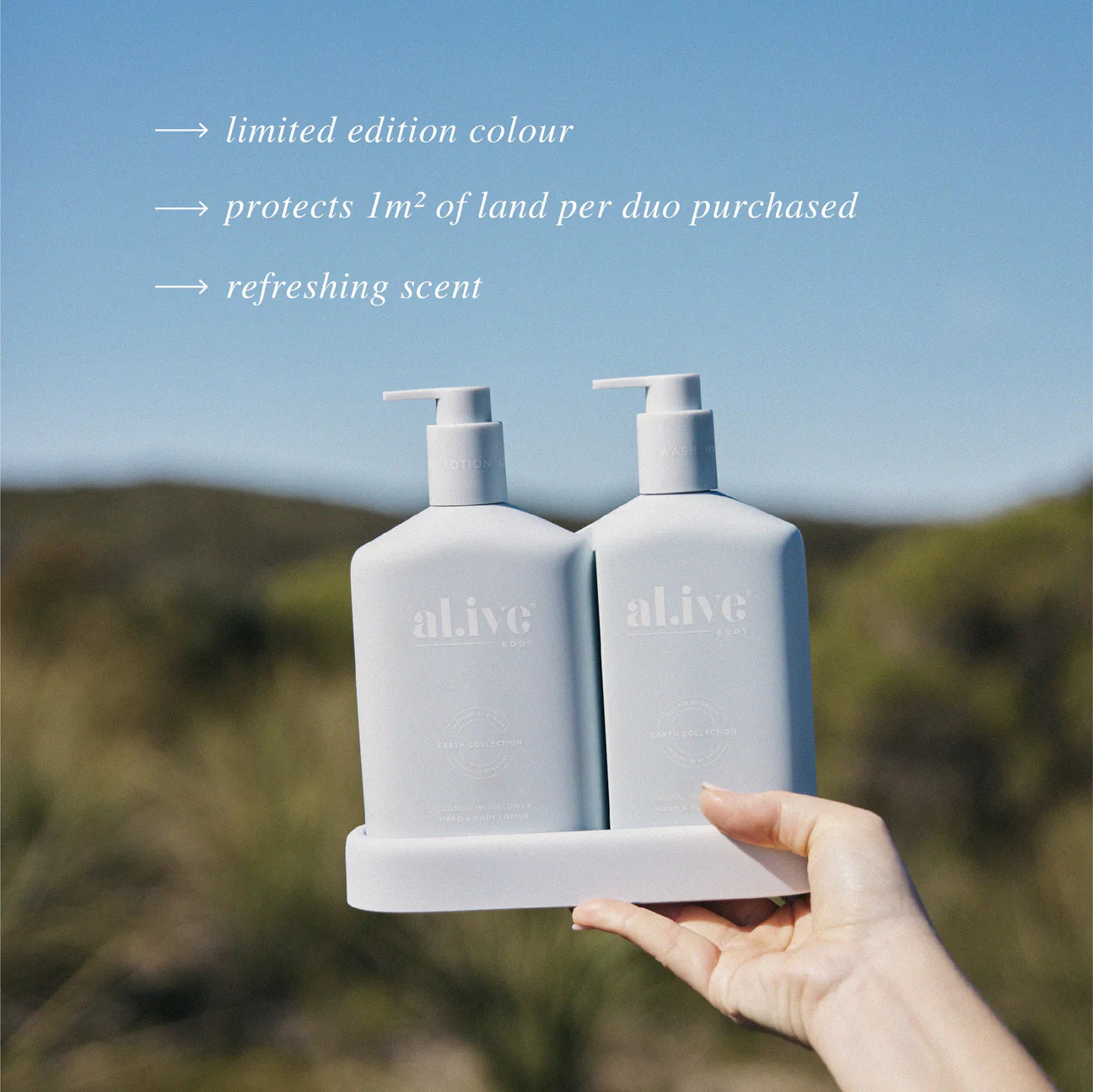 al.ive body Hand & Body Wash & Lotion Duo Coastal Wildflower | The Honey Emporium