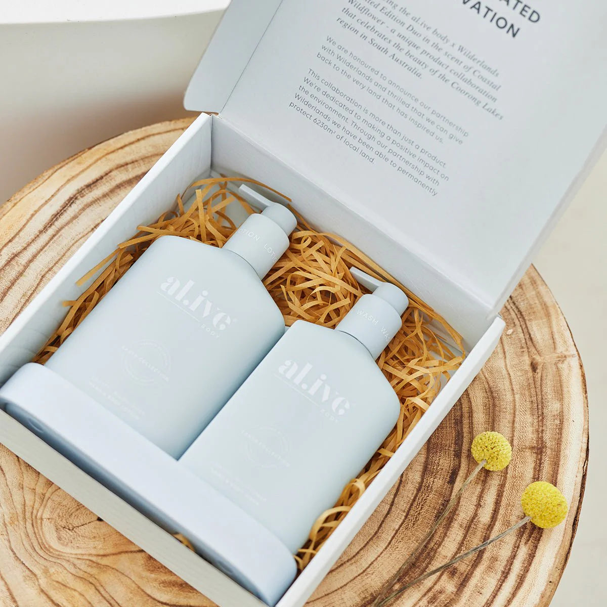 al.ive body Hand & Body Wash & Lotion Duo Coastal Wildflower | The Honey Emporium