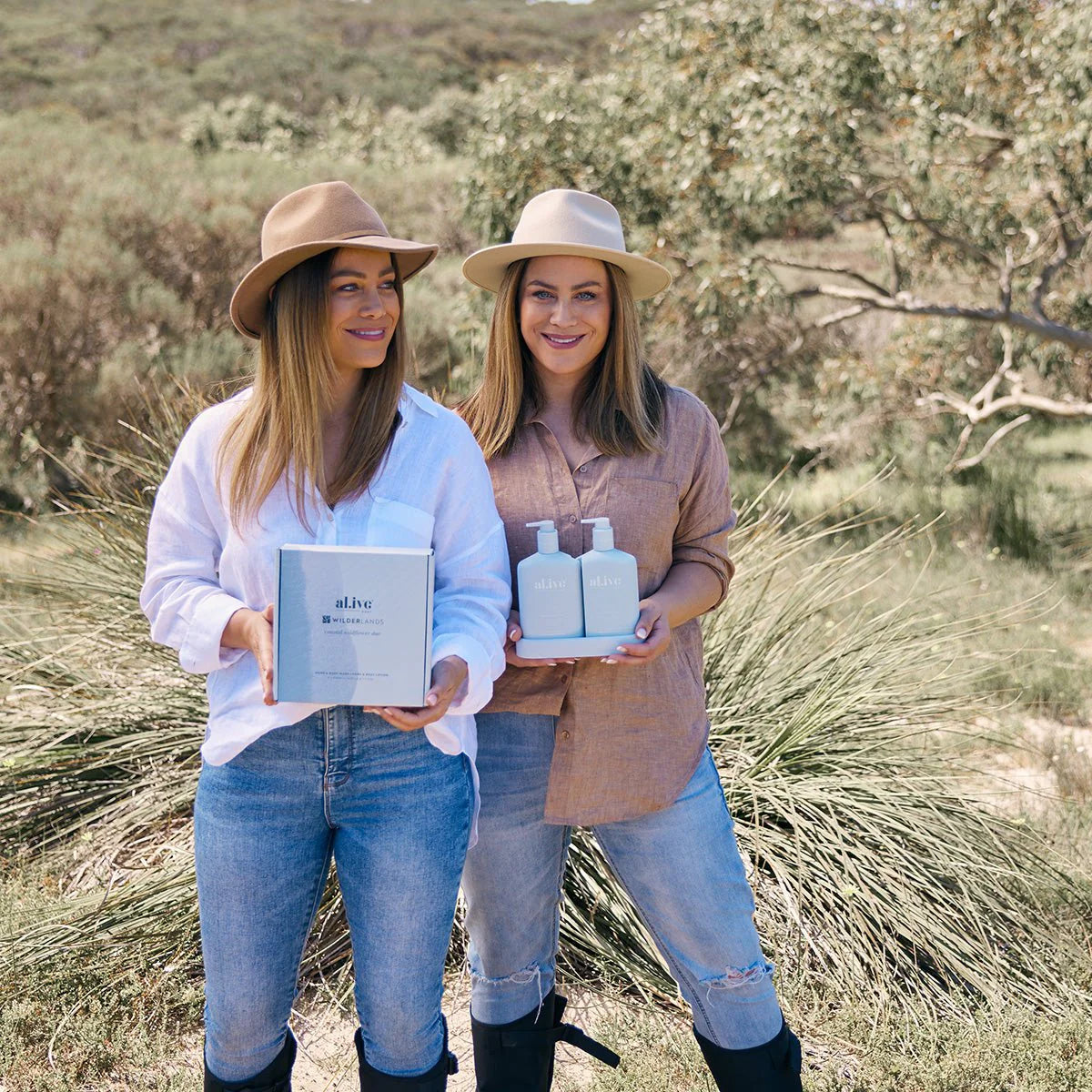 al.ive body Hand & Body Wash & Lotion Duo Coastal Wildflower | The Honey Emporium