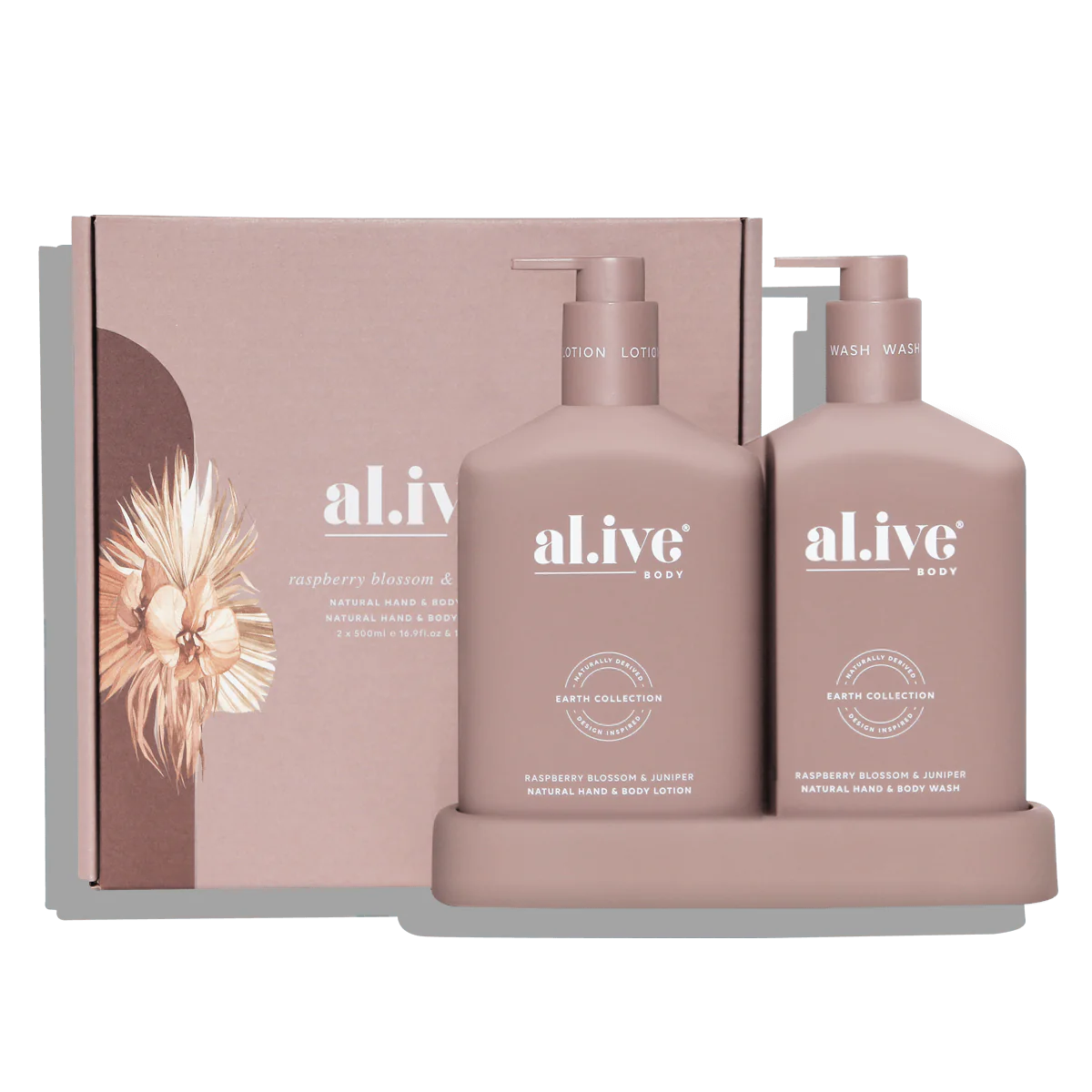Al.ive body Hand & Body Wash & Lotion Duo | Raspberry Blossom & Juniper