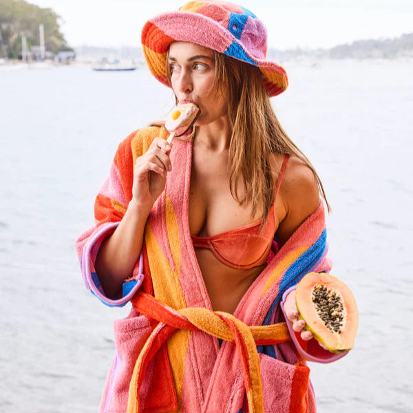Kip&Co Surfs Up Terry Mini Robe