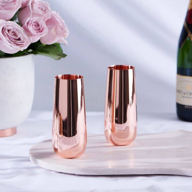 Stemless Champagne Flutes (Set of 2)