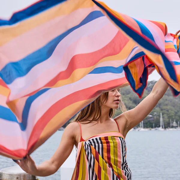 Kip & Co Surfs Up Organic Cotton Sarong available at The Honey Emporium