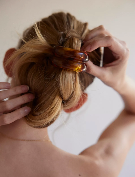 Double Crescent Hair Cuff Tie