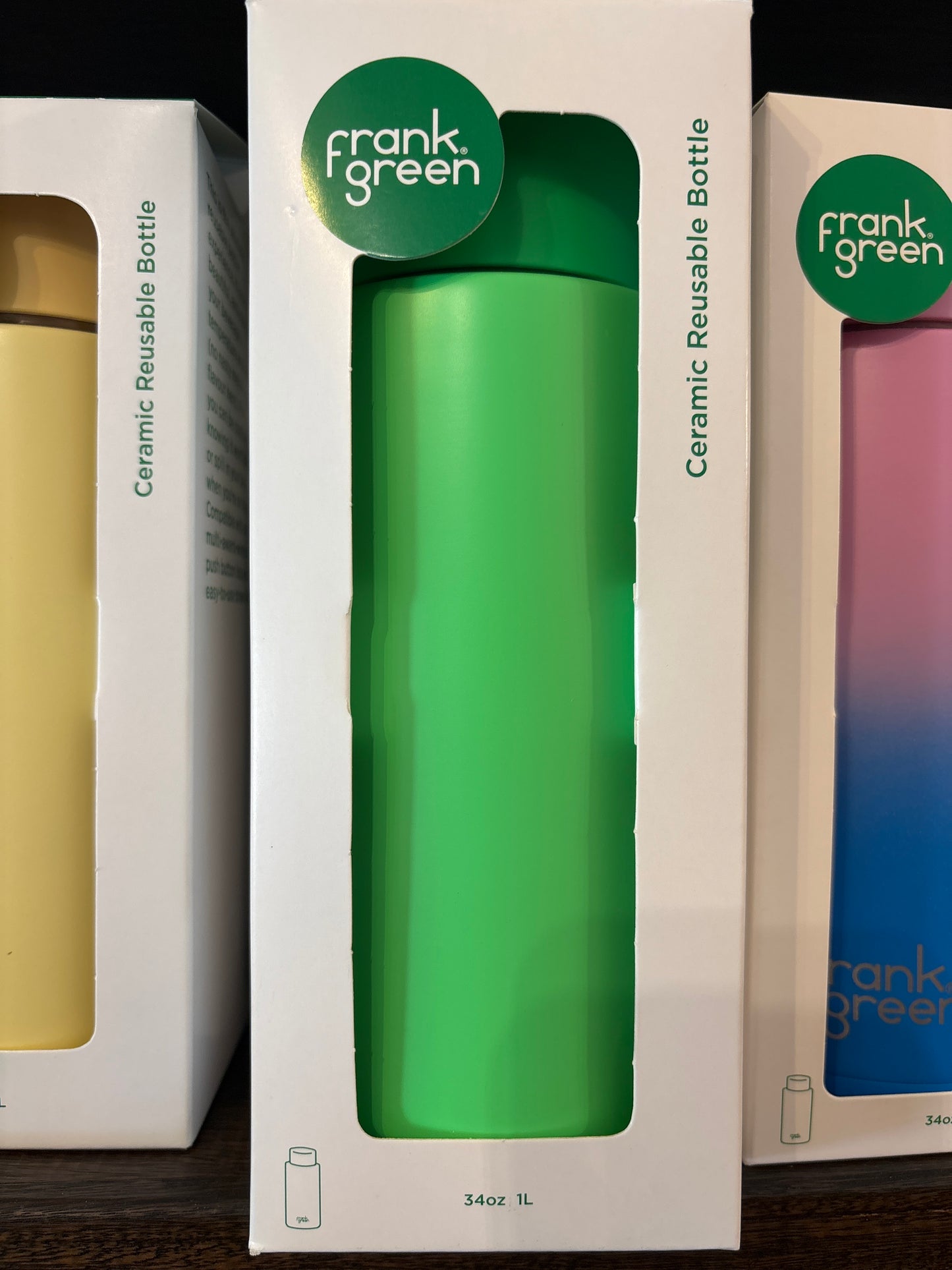 Frank Green Drink Bottle 1L | Neon Green