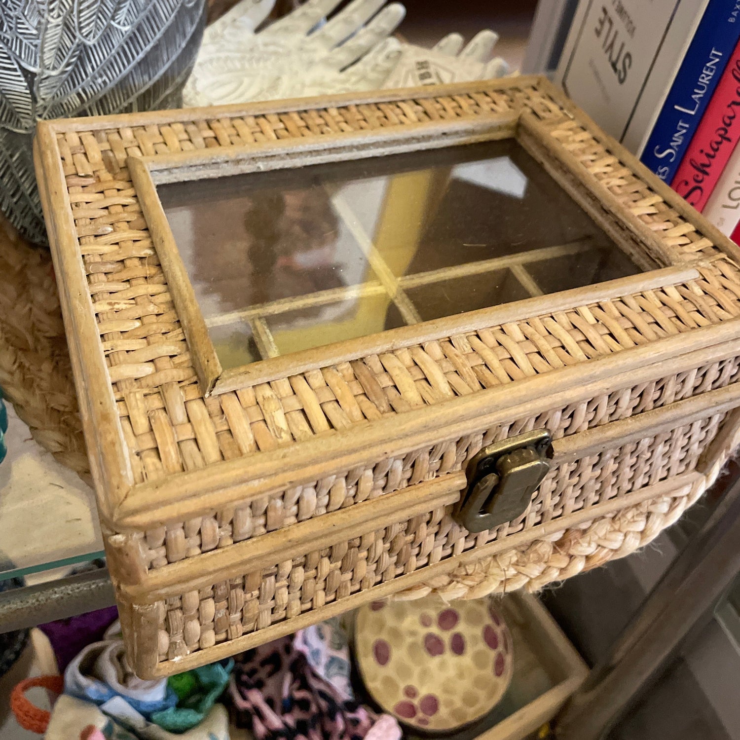 Rattan Jewellery Box available at The Honey Emporium
