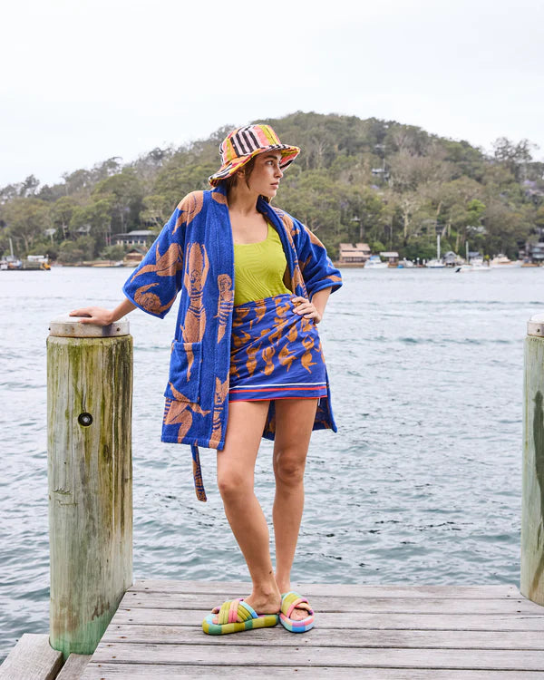 Kip&Co Sun Kissed Terry Mini Robe