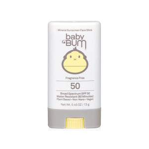 Sun Bum Baby Bum Mineral Sunscreen Face Stick SPF50 available at The Honey Emporium