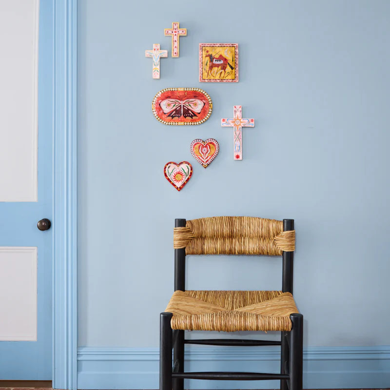 Jones & Co Fable Pink Small Cross available at The Honey Emporium