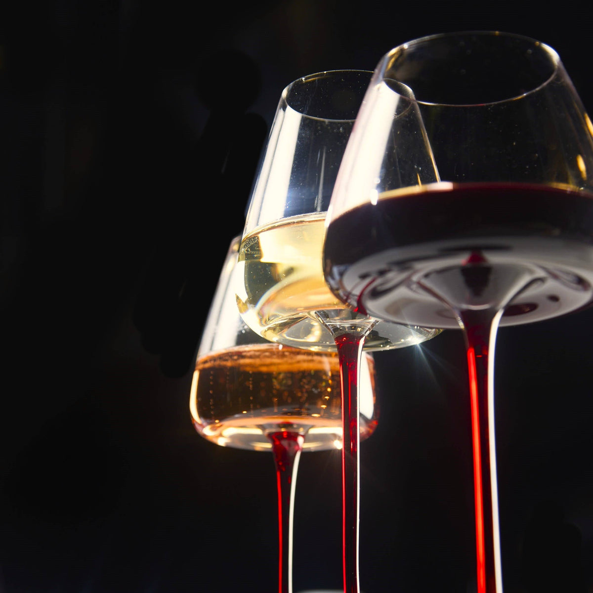Extra Large Concave Wine Glasses - 24oz (1pc) 2 Set