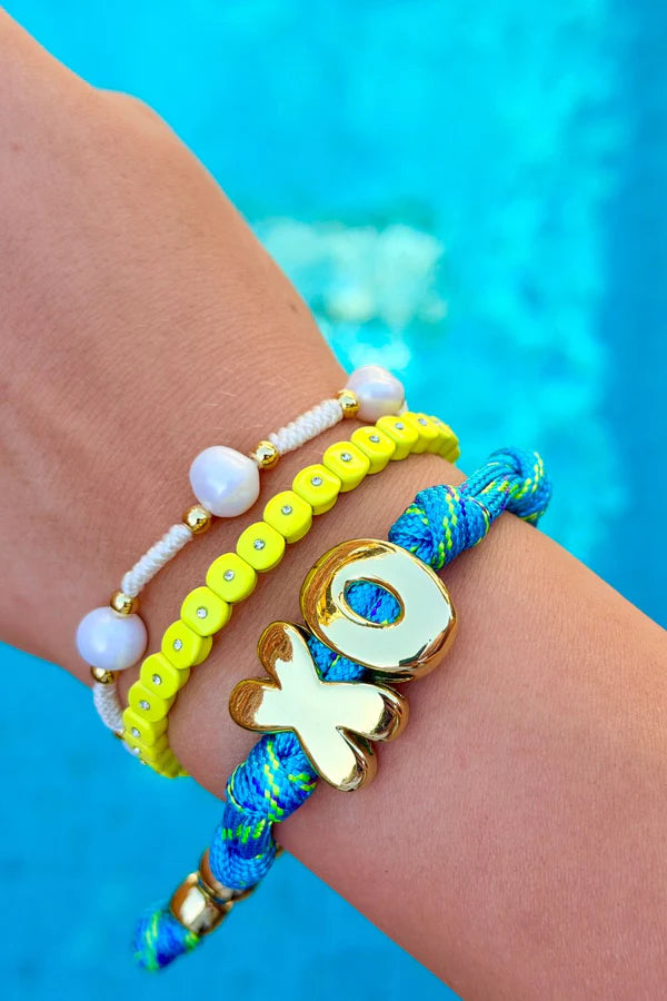 MOSK XO BLUE BRACELET
