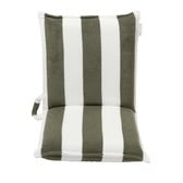 TERRY TRAVEL LOUNGER - OLIVE STRIPE