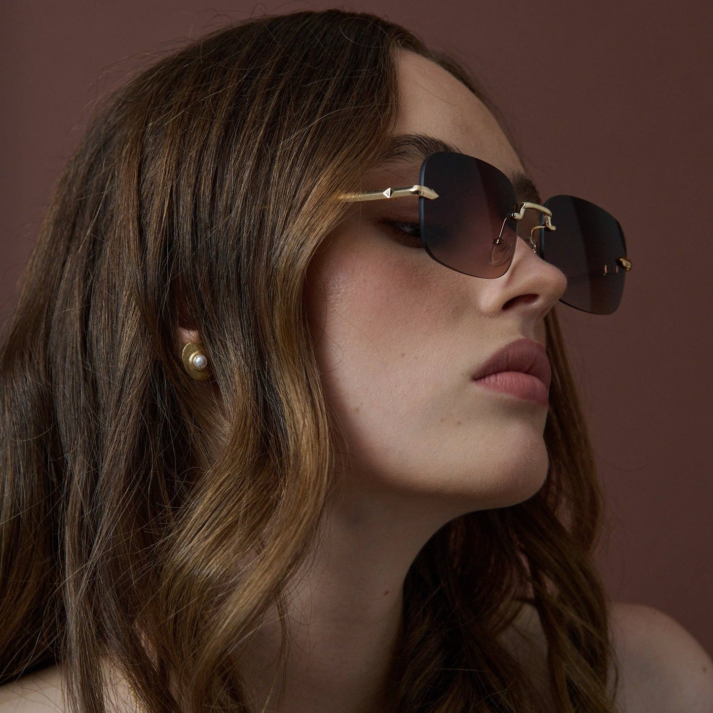 Balona Square Frameless Sunglasses