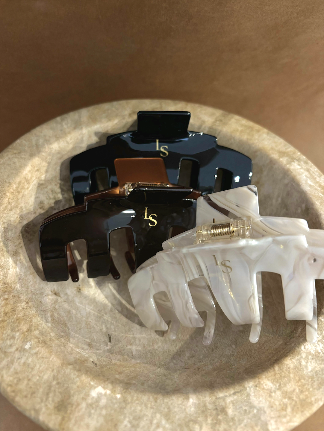 L&S Logo Hair Claw Clips (3col)