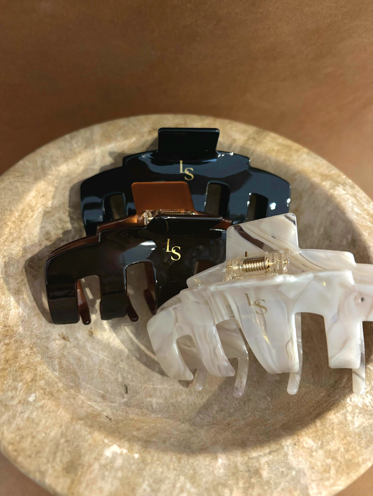 L&S Logo Hair Claw Clips (3col)