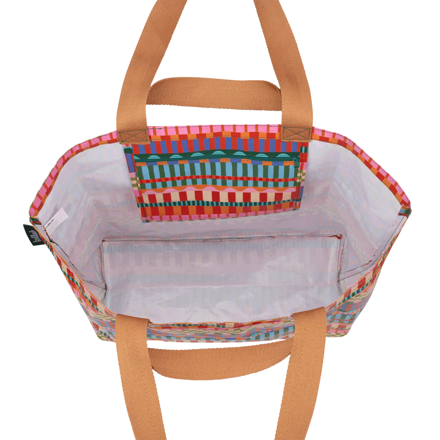 Kollab Shopper Tote | Blocks and Stripe