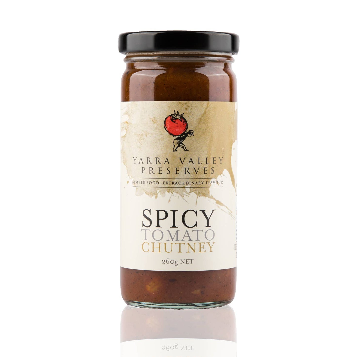 Yarra Valley Spicy Tomato Chutney available at The Honey Emporium