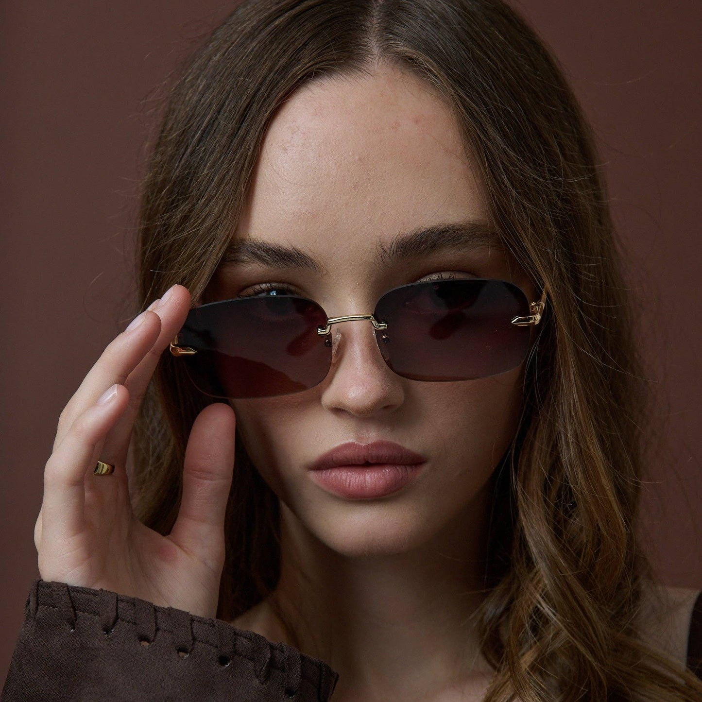 Balona Square Frameless Sunglasses