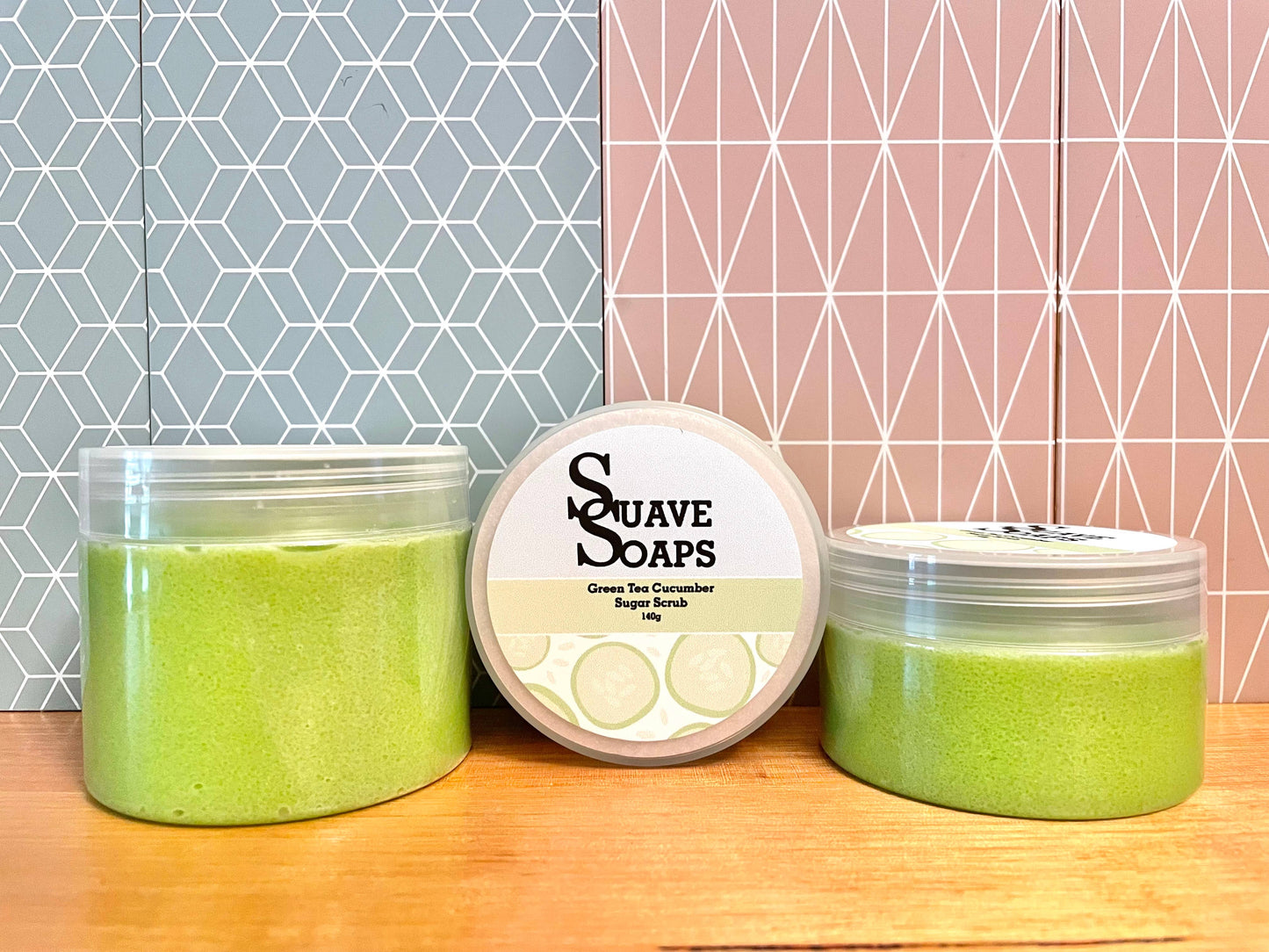 Green Tea Cucumber Sugar Scrub