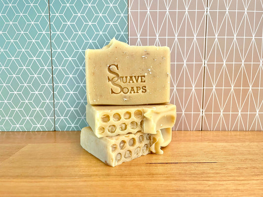 Handmade Honey and Oatmeal Goat Milk Soap
