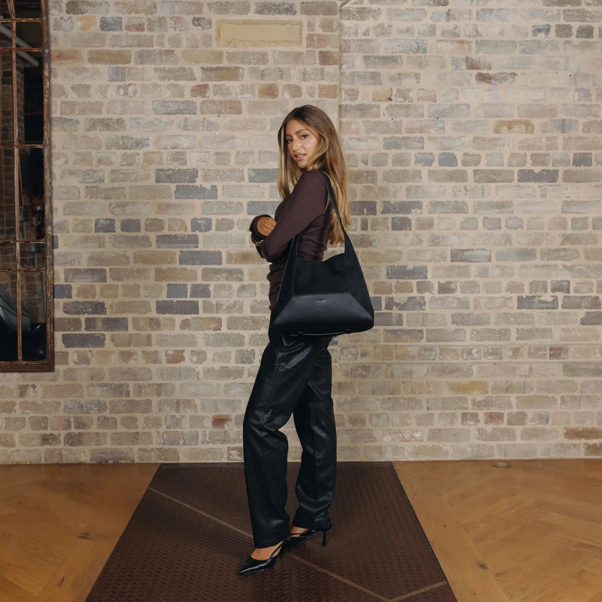 Black Caviar | Jacqueline Black 3 Piece Handbag available at The Honey Emporium