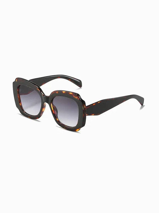Fashion Sunglasses | Como - Leopard with Grey Fade