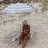 COMPACT BEACH UMBRELLA - SEA SAGE