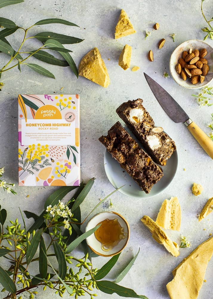 Pebbly Path Honeycomb Highway Rocky Road
