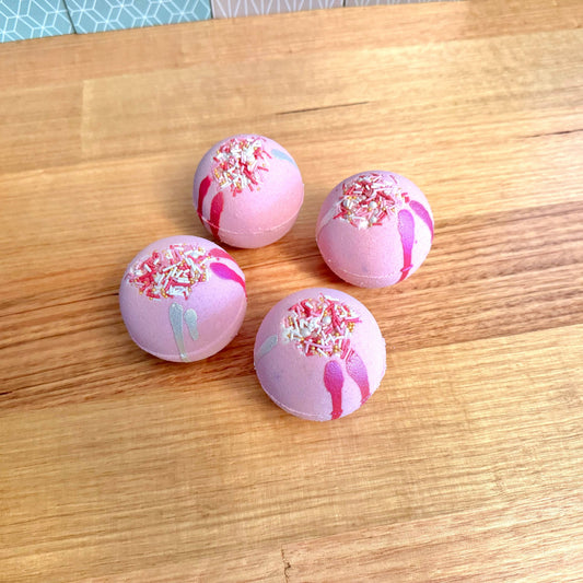 Pink Mimosa Goat Milk Bath Bomb